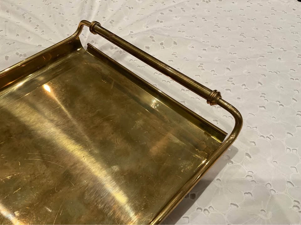 Tray Brass Vintage - photo 4