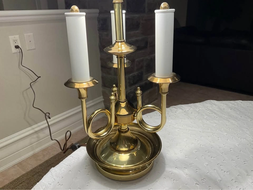 Table Lamp Vintage French Style Bouillotte - photo 4