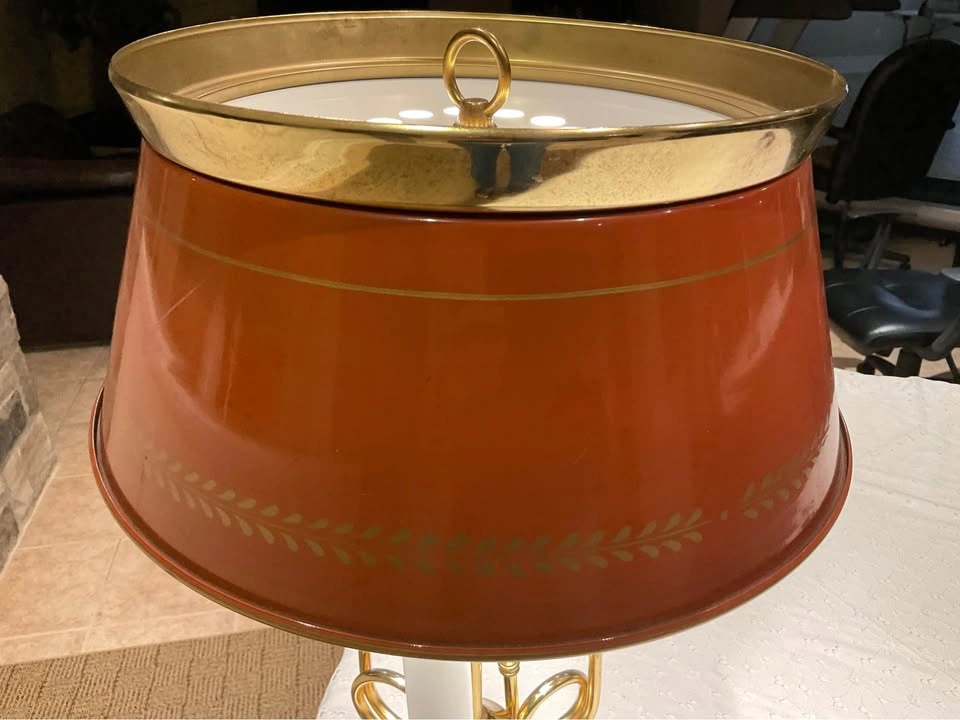 Table Lamp Vintage French Style Bouillotte - photo 5