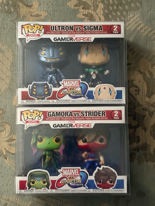 Funko marvel va capcom infinite