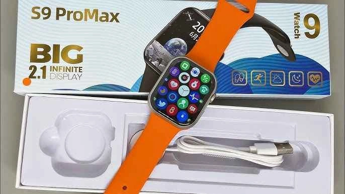 S9 Pro Max Smart Watch – 2.1" Display | Bluetooth | Black Band