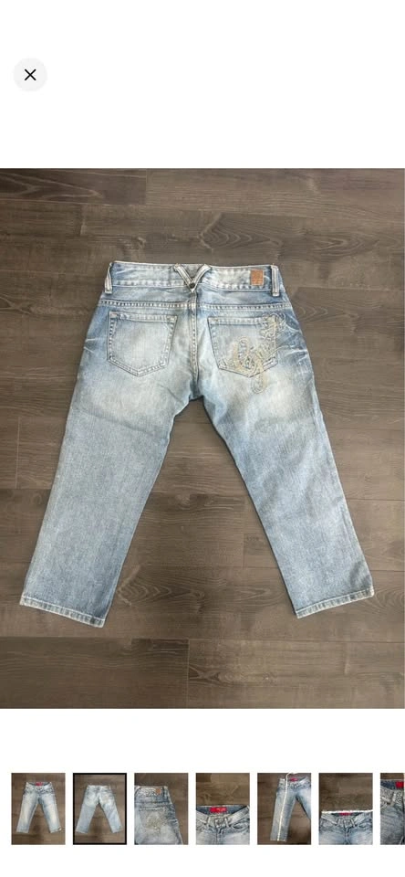 Guess Jeans Vintage Y2K Low Rise Capri Jeans Sz 24 - photo 2