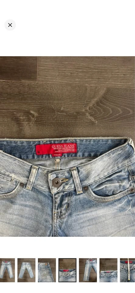 Guess Jeans Vintage Y2K Low Rise Capri Jeans Sz 24 - photo 4