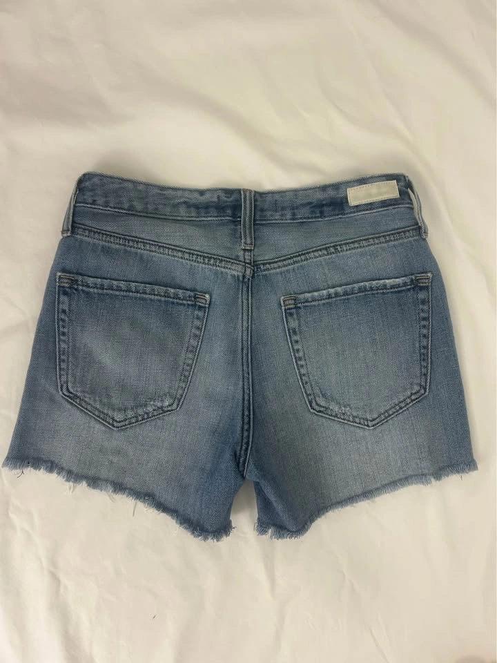 Abercrombie & Fitch Edgy Distressed Side Grommet Denim Shorts - photo 2