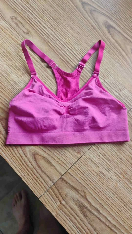 Athletic Works Pink Cami Yoga Bra size Medium