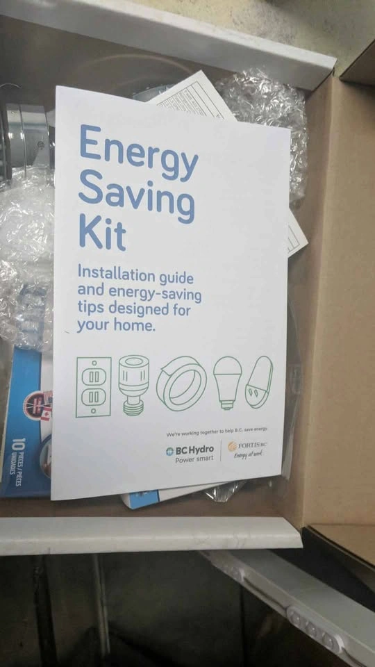 BC Hydro & FortisBC Energy Saving Kit - photo 2