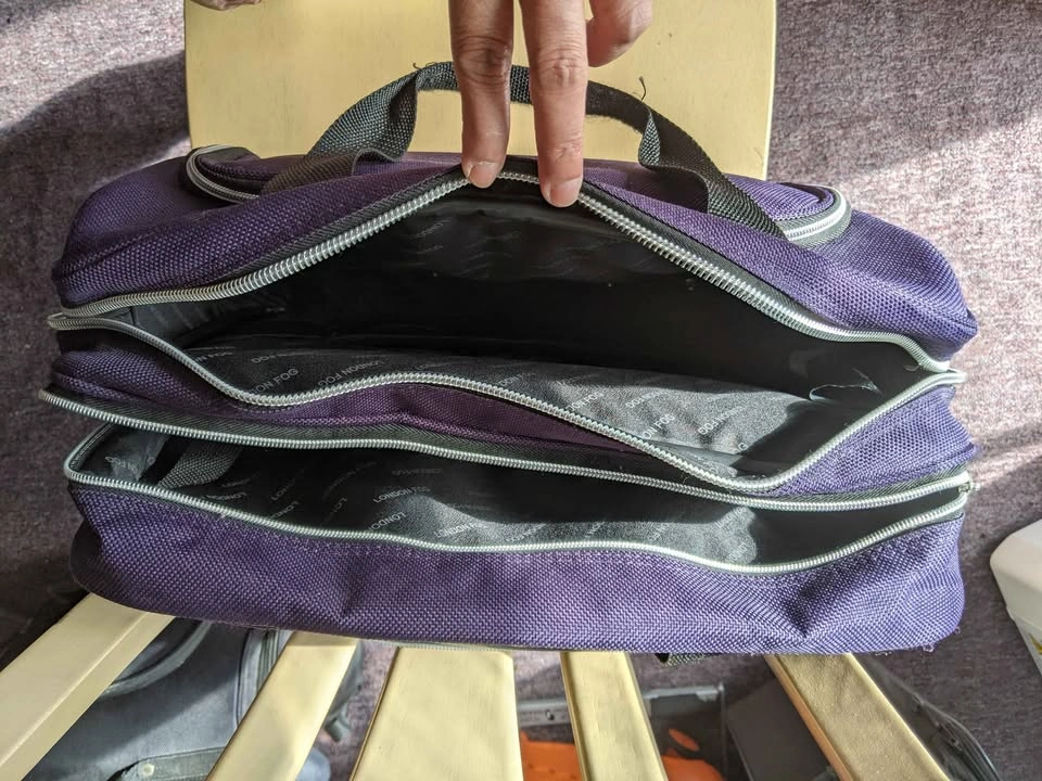 London Fog purple carry-on bag - photo 3