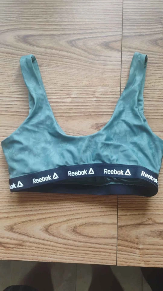Reebok Wireless Medium-Impact Abstract Camo Sports Bra Medium - photo 2