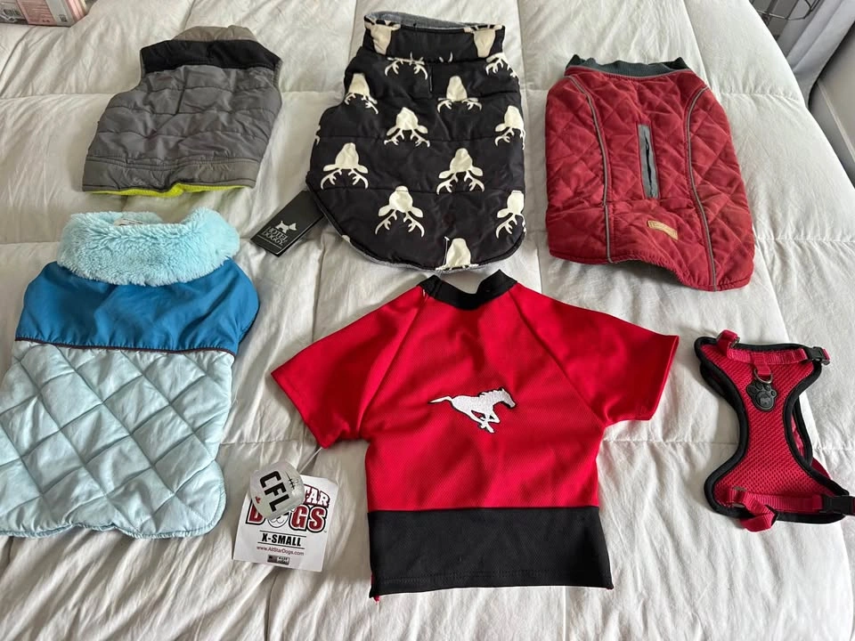 Size Small, Dog Clothing Lot, lots New with Tags on