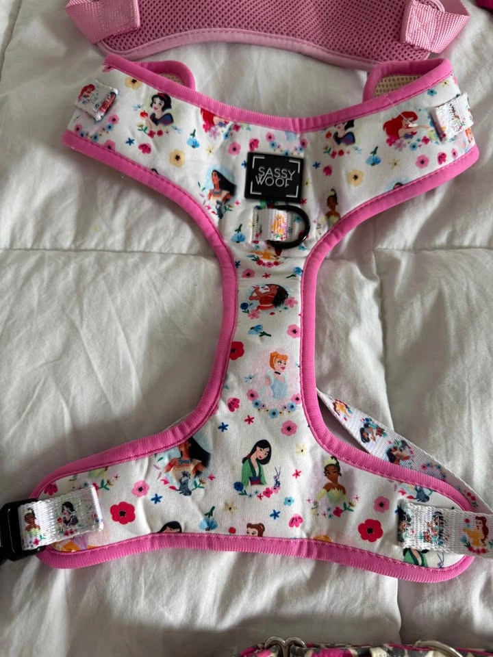 Size Large Dog Clothing Lot - Pink Disney Princess harness - photo 3