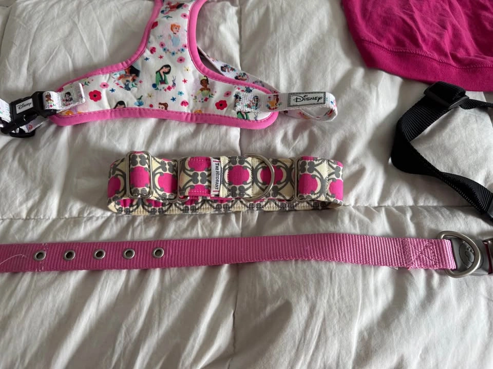 Size Large Dog Clothing Lot - Pink Disney Princess harness - photo 4