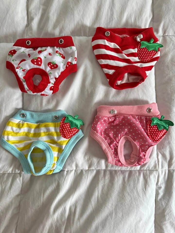 4 Tiny Dog Dipper Covers for a Yorkie or a Chihuahua