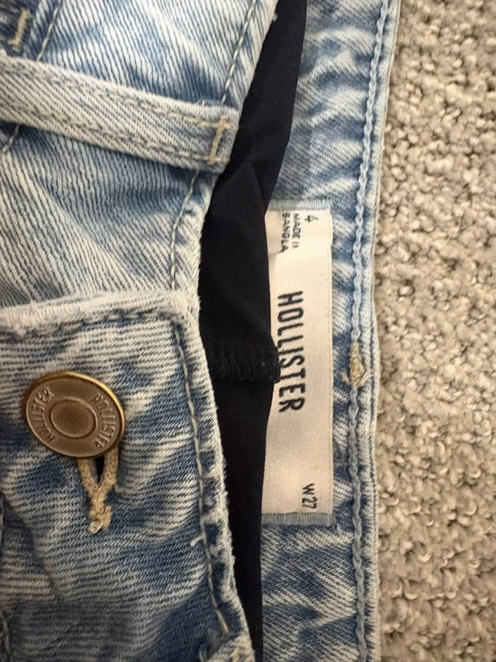 Blue denim jean skirt - photo 2