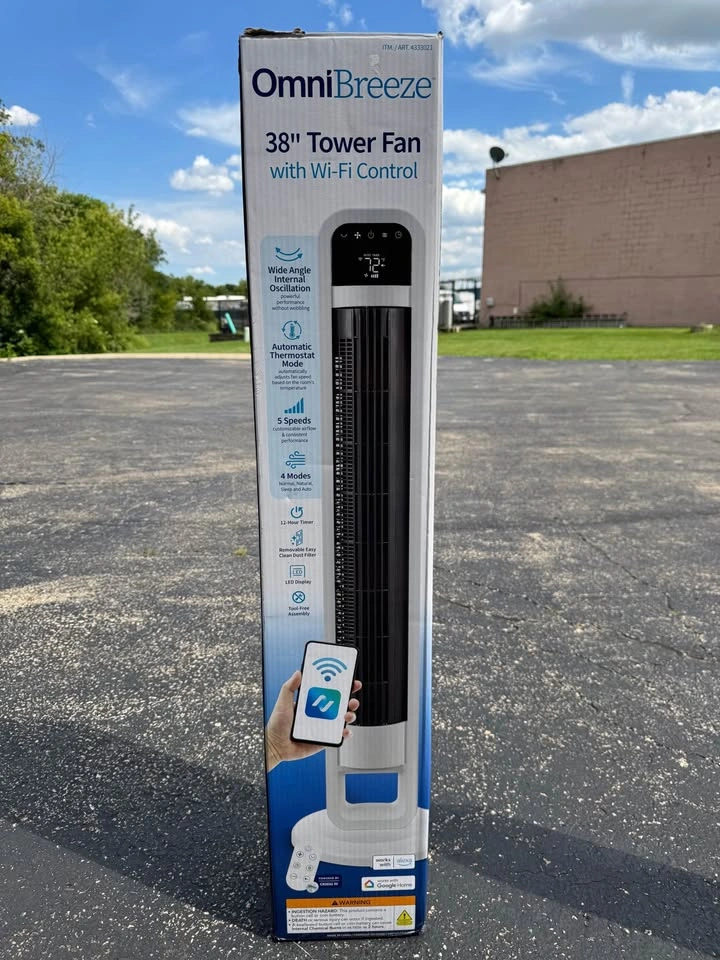 OmniBreeze 38” Tower Fan - photo 2