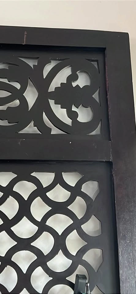 Vintage Architectural Carved Wood Headboard & Room Divider - photo 4
