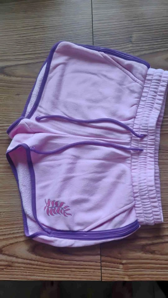 NOBO Pink Fleece Dolphin-style Shorts size Small