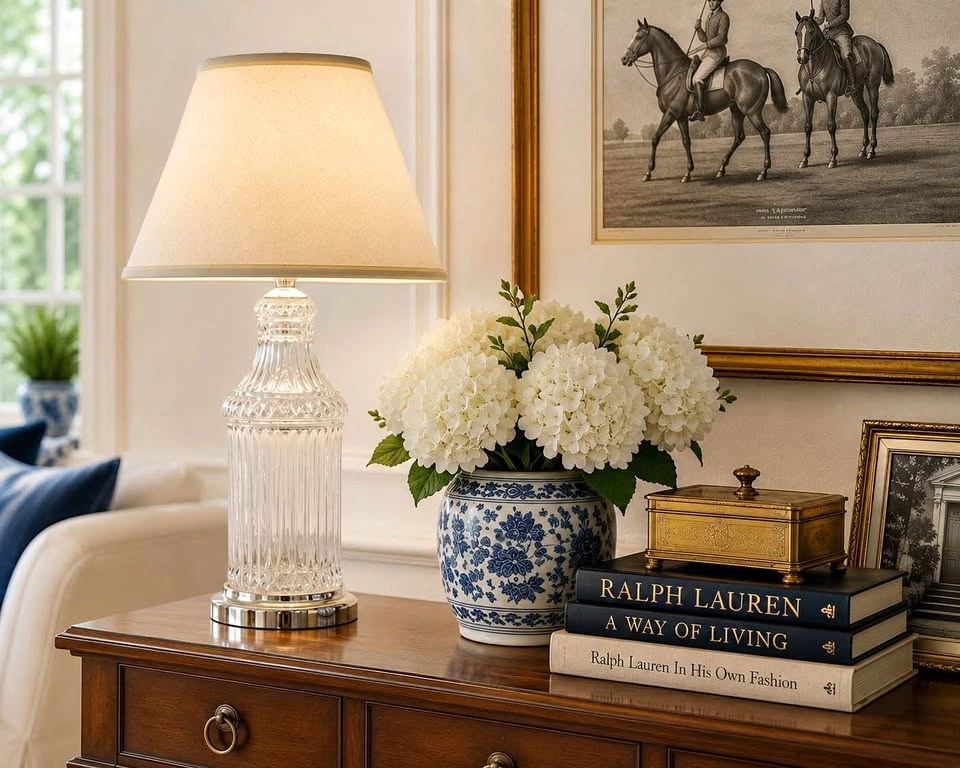 Table Lamp Vintage Evokes Ralph Lauren Home Decor