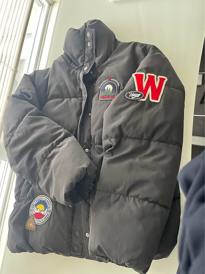 H&M Xs - S puffer jacket black