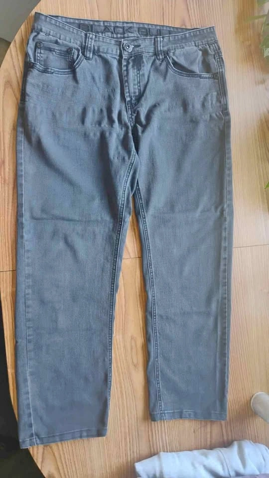 #143 Black Bull "Jack" Men's Low-Rise Slim Fit Stretch Jeans Gre