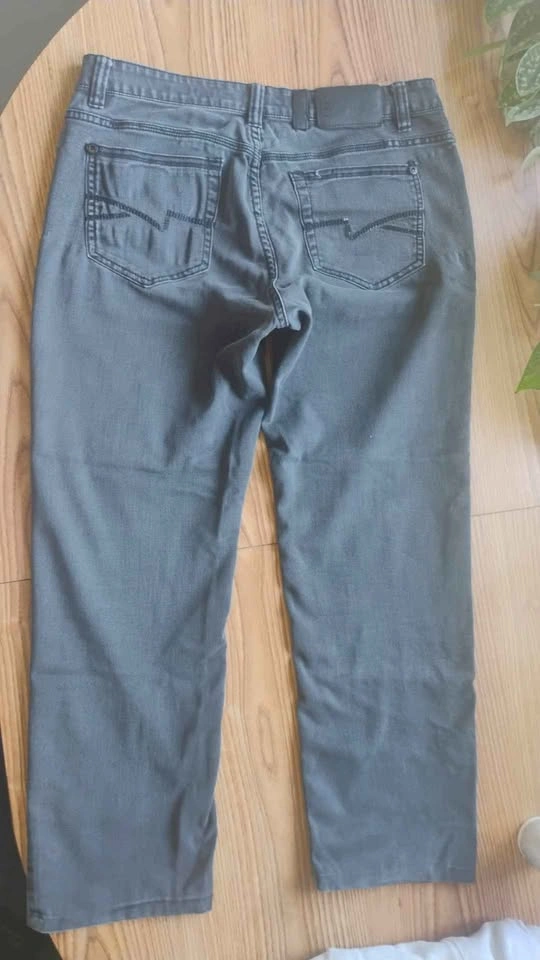 #143 Black Bull "Jack" Men's Low-Rise Slim Fit Stretch Jeans Gre - photo 2