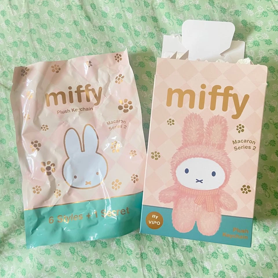Miffy Macaron plush keychain purple - photo 2