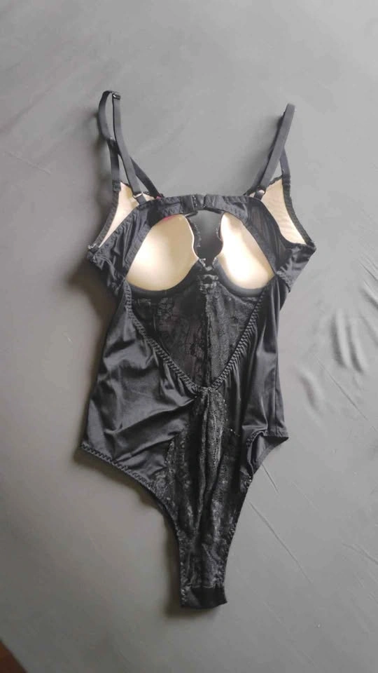 La Senza Black and Nude Lace Lingerie Bodysuit size XS - photo 2