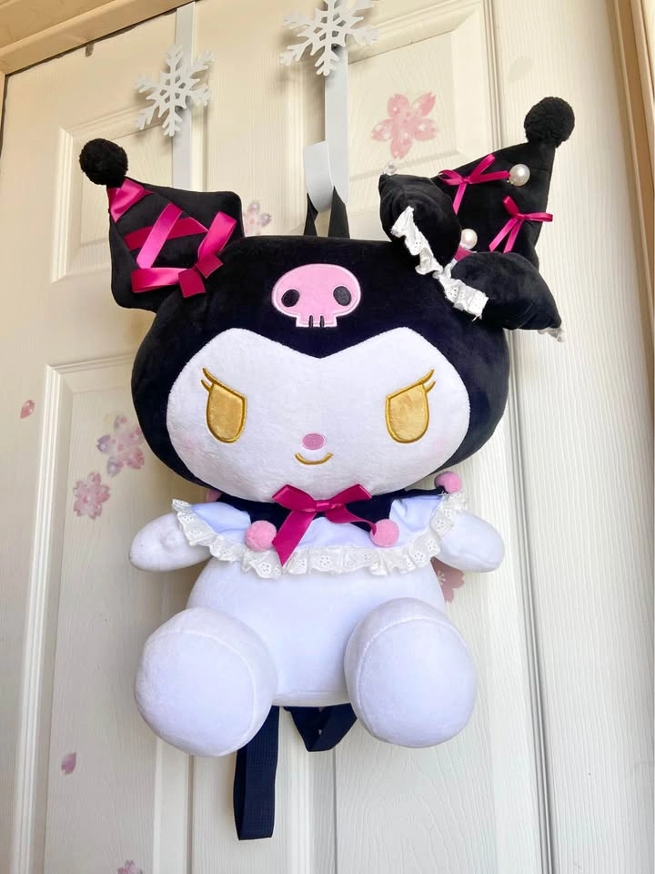 Kuromi cute party mini plush backpack