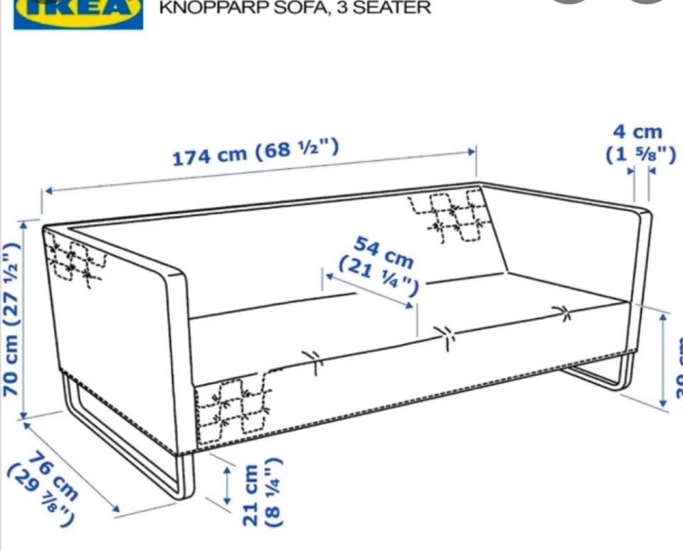 Ikea Sofa - KNOPPARP - photo 2