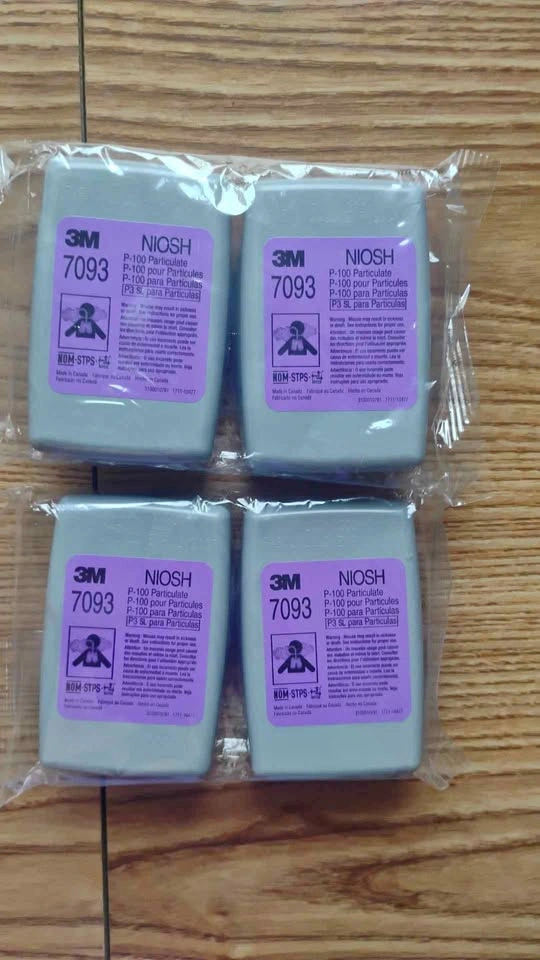 3M 7093 P100 Particulate Filters 4 pack Expiry Dec 2027