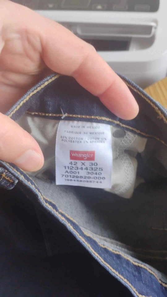Wrangler Men's Five Star Premium Comfort Stretch Jeans 42x30 - photo 3