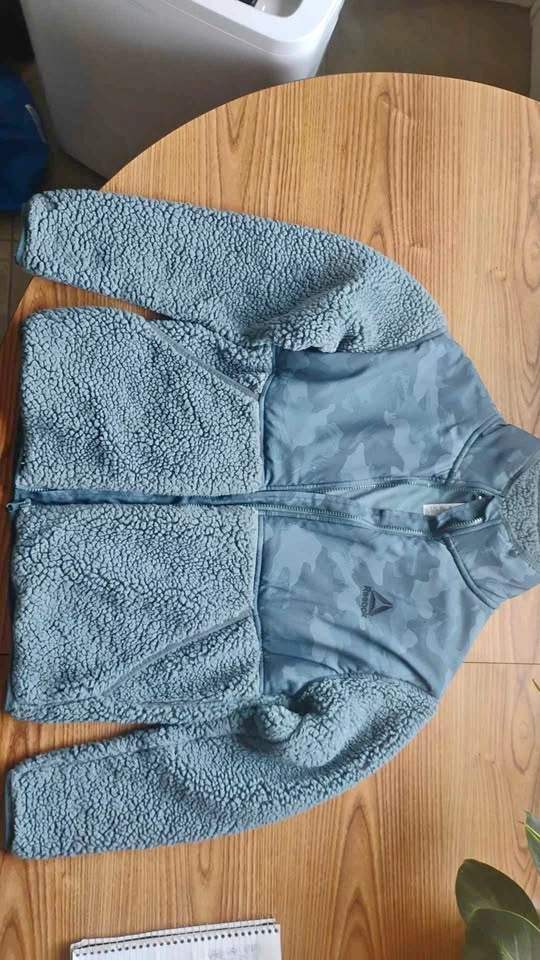 Reebok Women's Super Soft Gravity Sherpa Jacket Teal XS/S