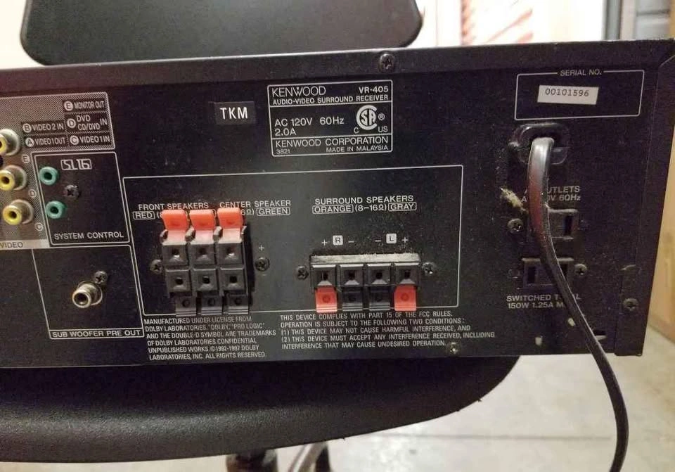 Kenwood Audio/Video Surround Receiver - photo 4