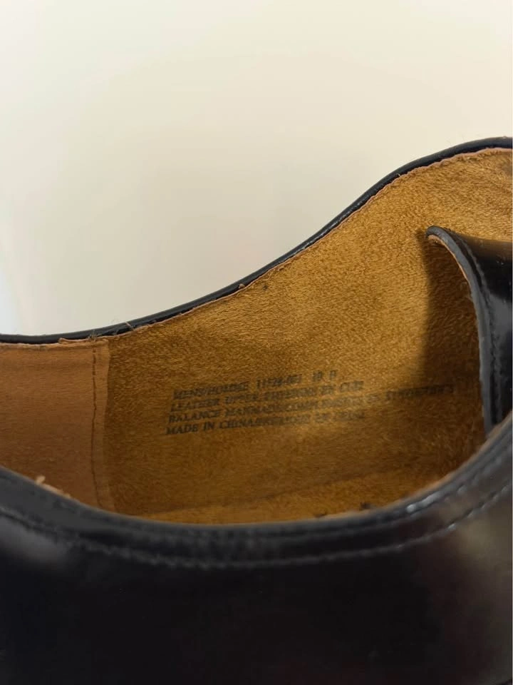 Florsheim Black Leather Cap Toe Oxfords - photo 5