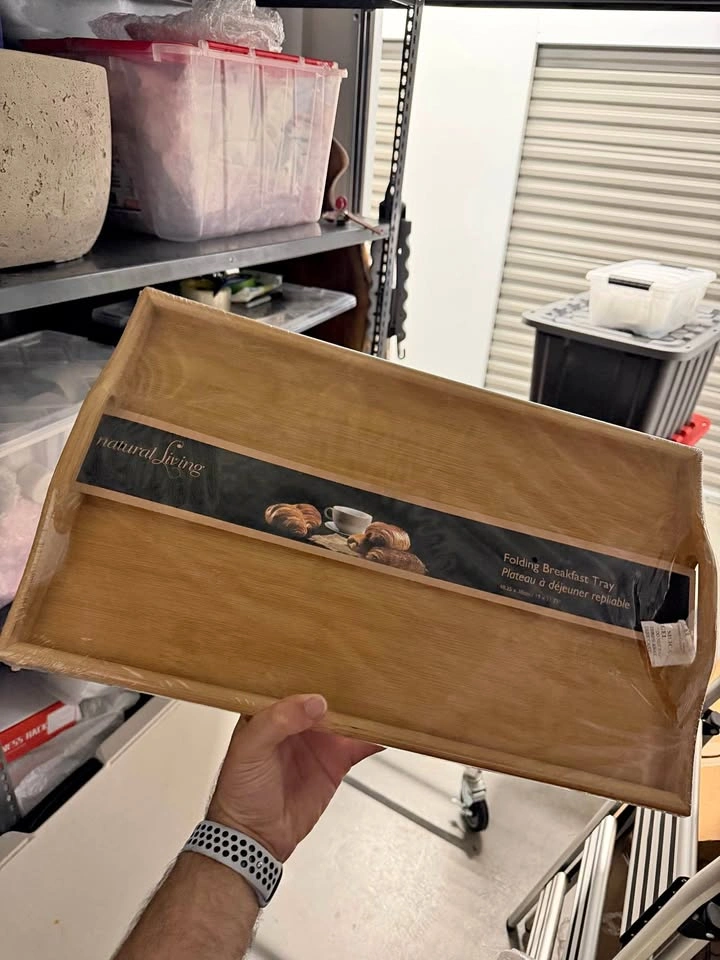 Natural Living Folding Breakfast Tray