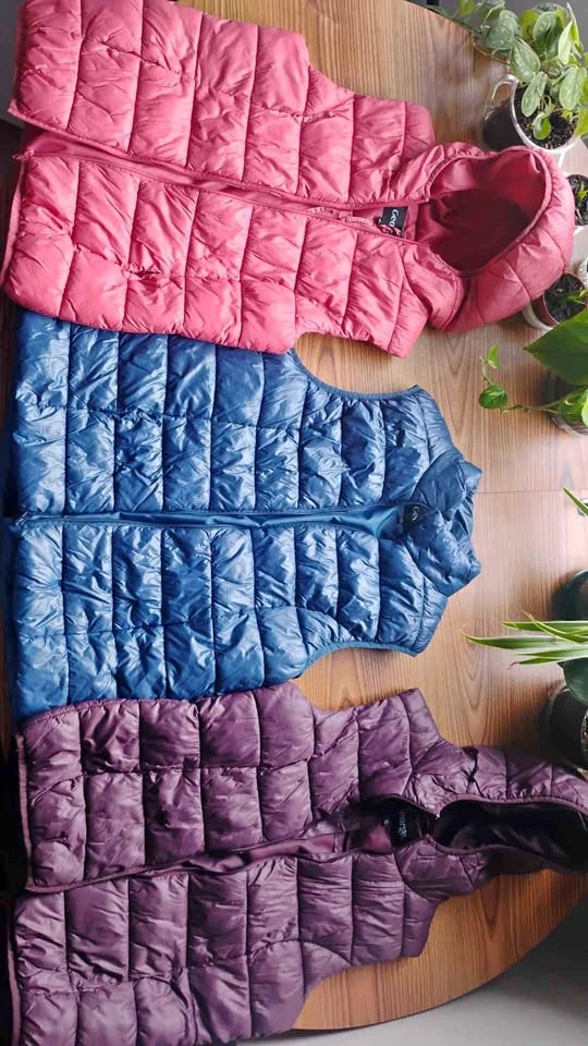 3 George Lightweight Quilted Full-Zip Puffer Vests