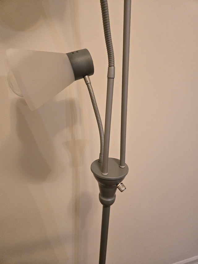 [Moving Sale] 3-Way Adjustable Floor Lamp - Grey - photo 2