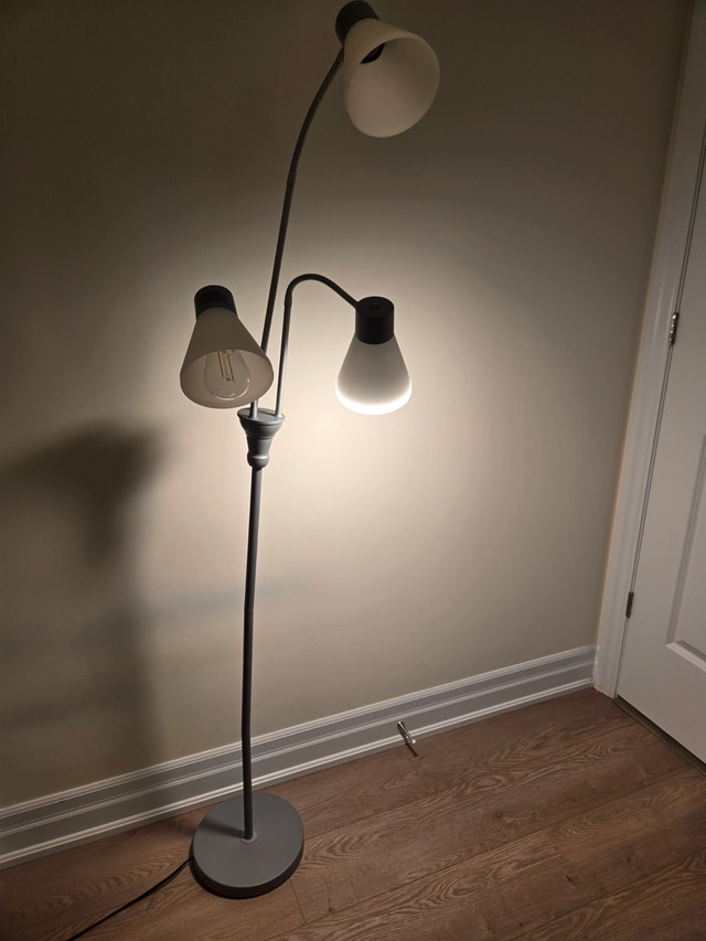 [Moving Sale] 3-Way Adjustable Floor Lamp - Grey - photo 4
