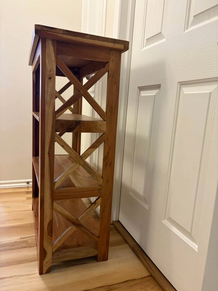 Solid wood bookshelf - photo 2