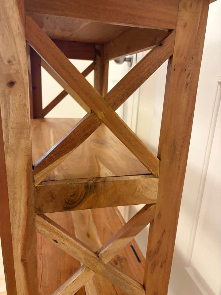 Solid wood bookshelf - photo 3