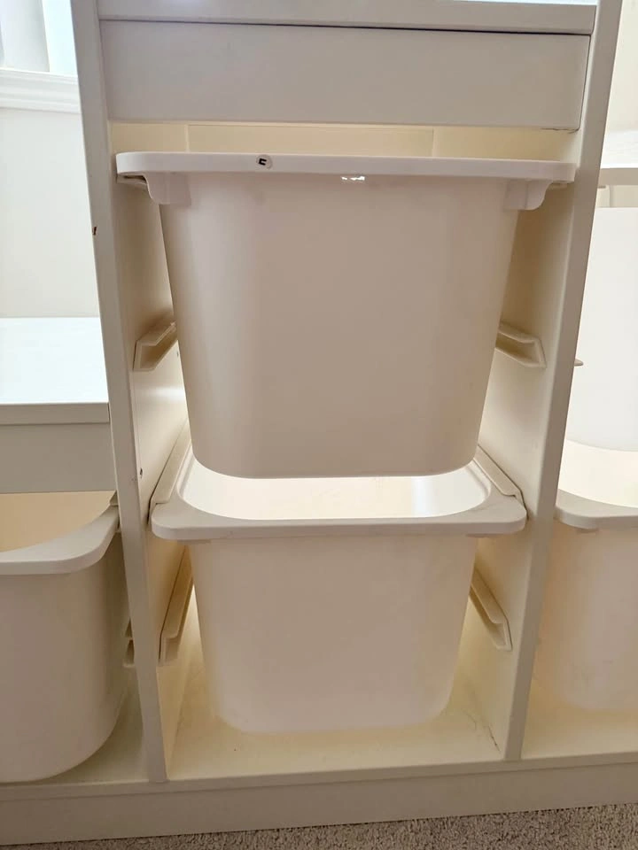 Ikea trofast shelf with bins - photo 3