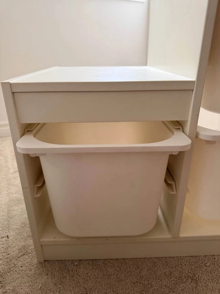 Ikea trofast shelf with bins - photo 4