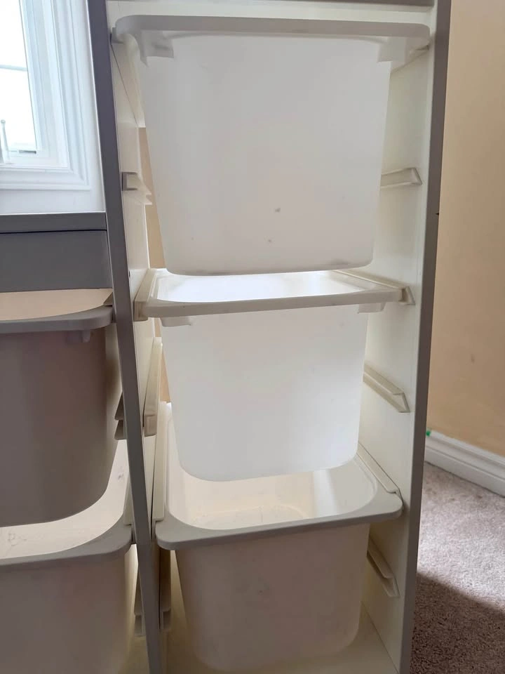 Ikea trofast shelf with bins - photo 5