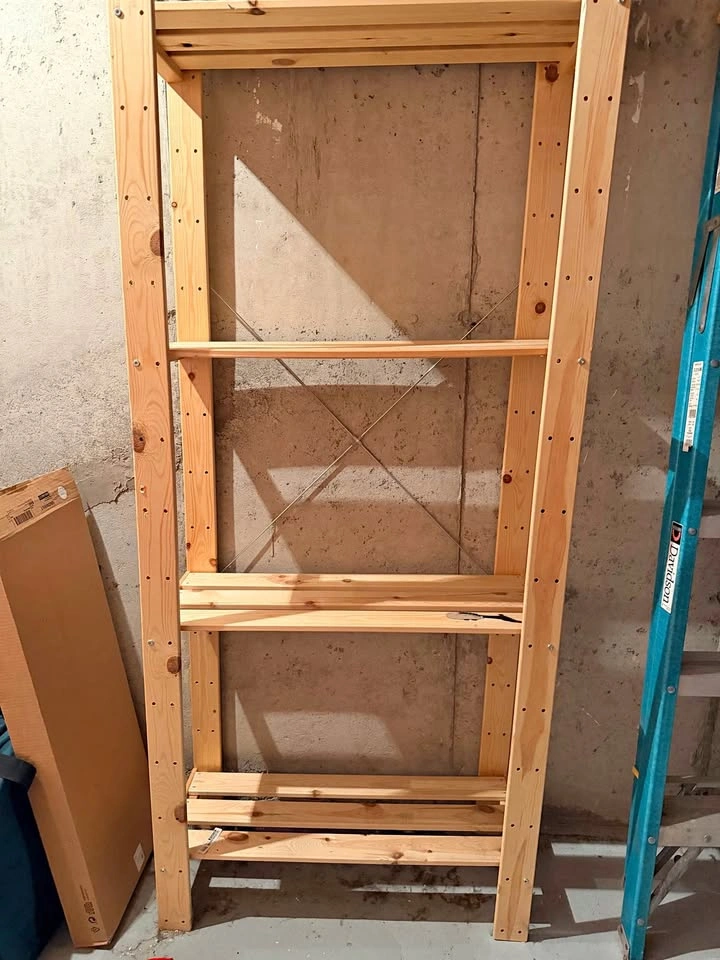 IKEA wooden shelf