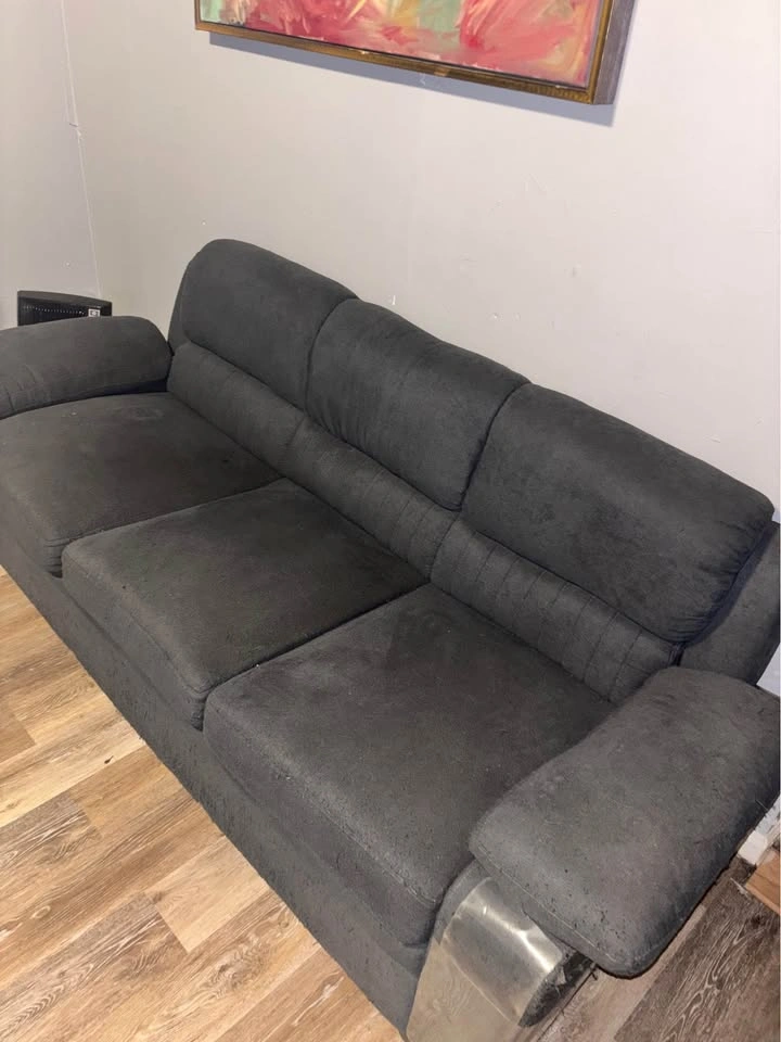 Charcoal gray Sofa & Loveseat Set - photo 4