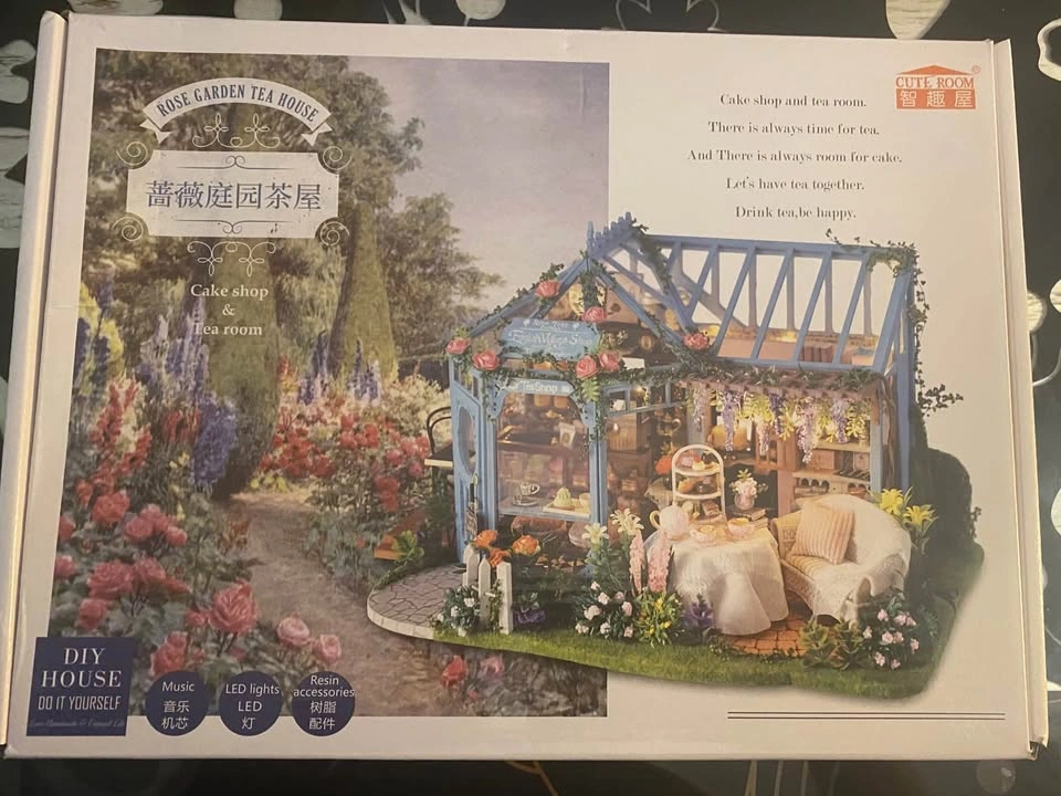 Cute Room Rose Garden Tea House DIY Miniature House Kit - photo 2