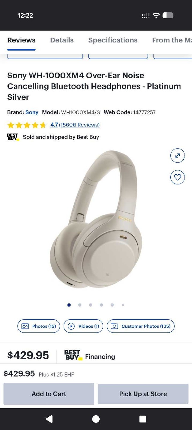Sony Wireless Headphones - photo 3