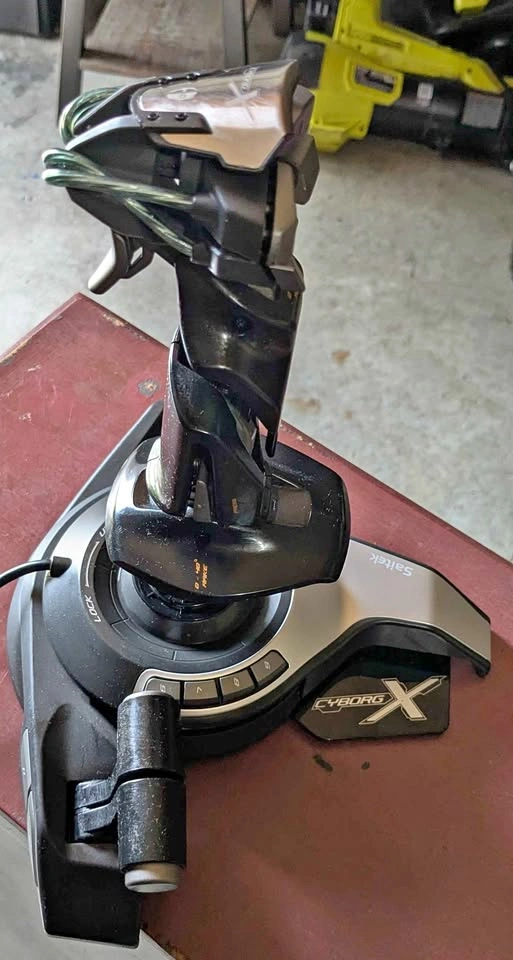 Saitek Cyborg EVO Ergonomic Adjustable USB Wired Joystick