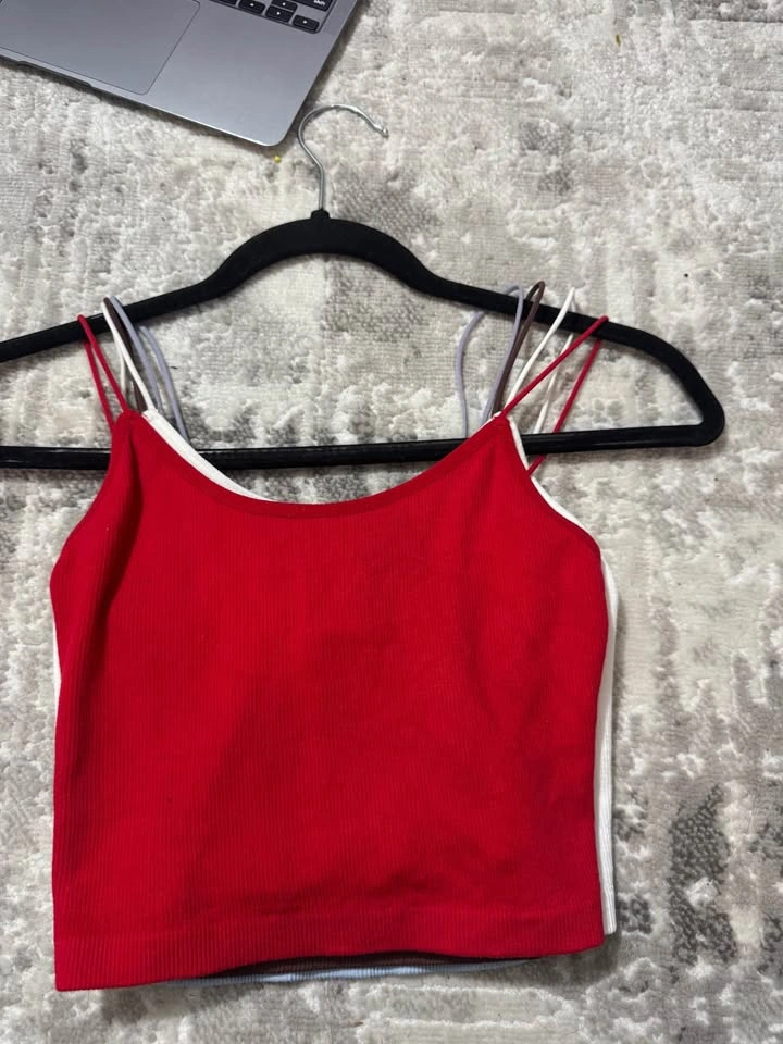 multicolour ribbed tank tops - photo 5