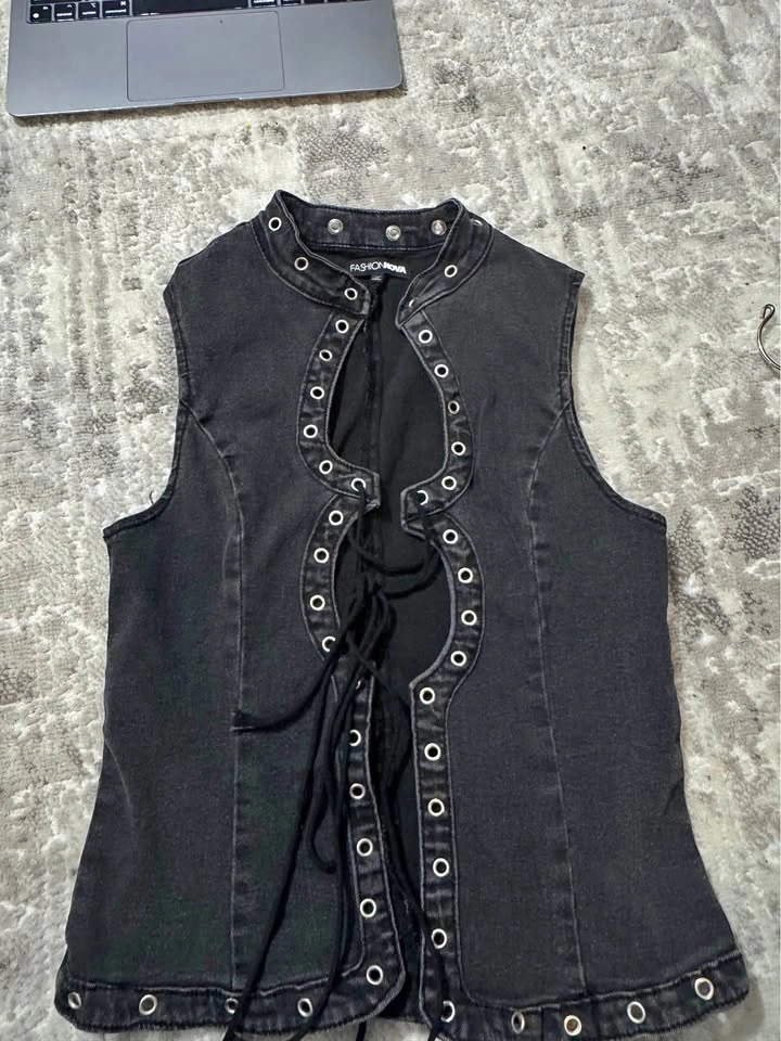fashion nova denim top