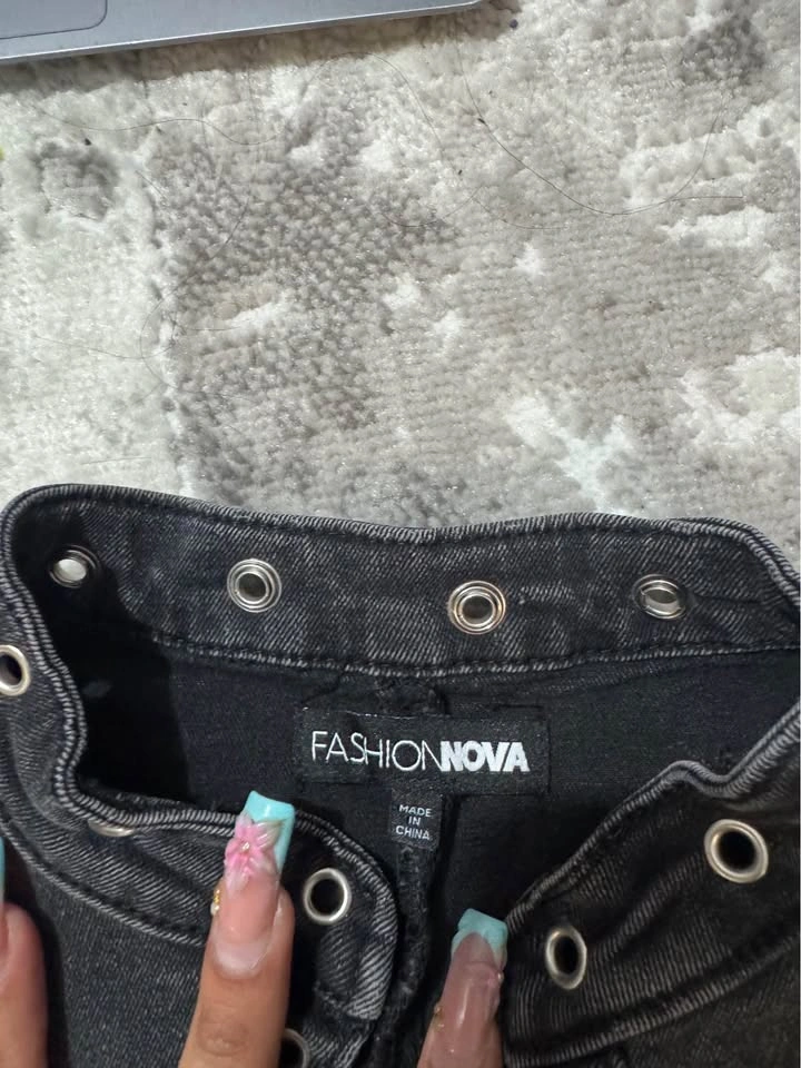 fashion nova denim top - photo 3